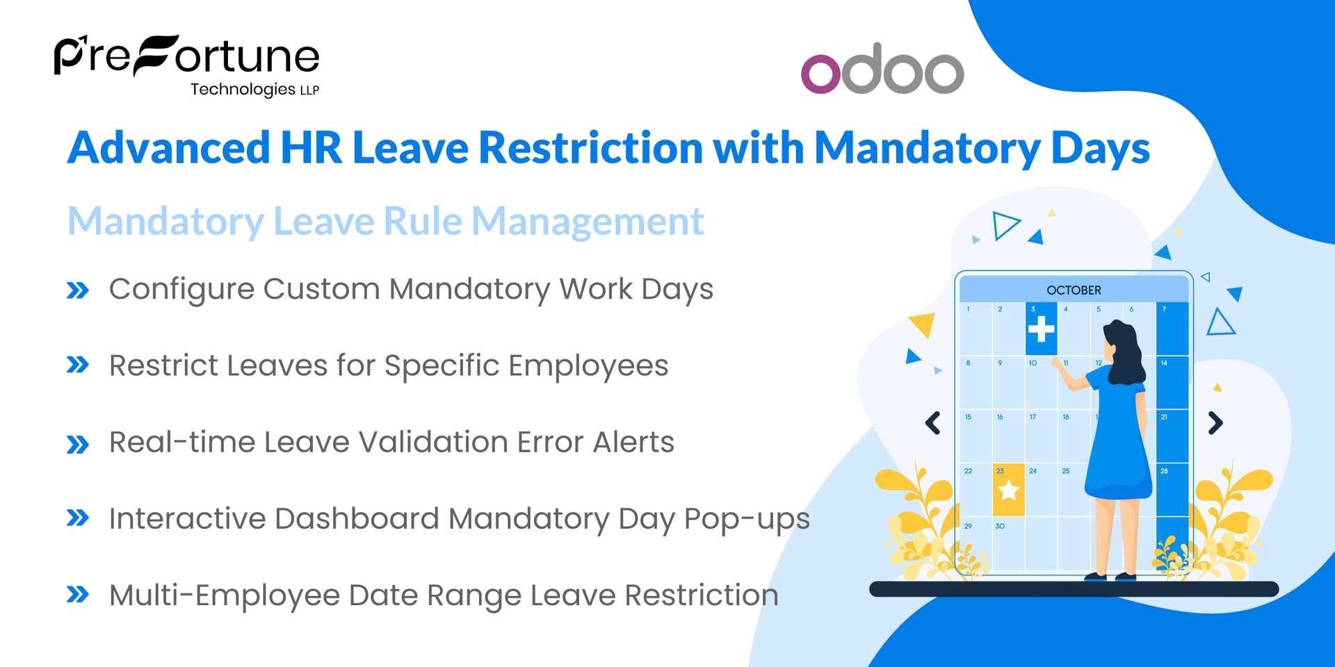 Advanced HR Leave Restriction with Mandatory Days Odoo App